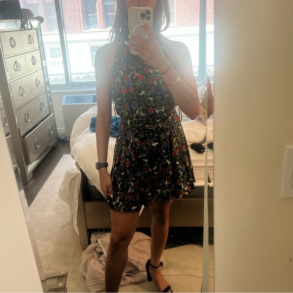 Alice + Olivia High Neck Mini Dress – Size Small - Picture 3 of 8